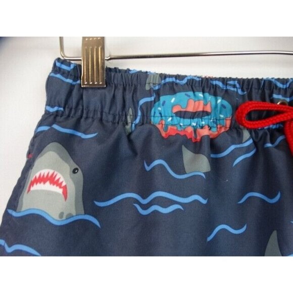 U.S, Surf Club Swim Trunks Men's Size Medium Lined Swimsuit Shorts Donut Sharks - Picture 2 of 8